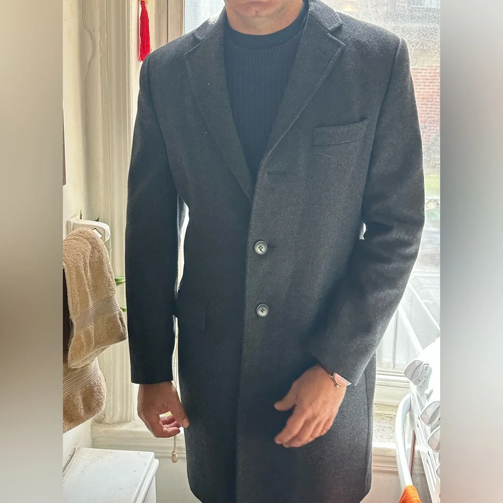 Dolce&Gabbana pre-owned notched lapels single breasted coat 75%wool 25% polyamid - Picture 1 of 5